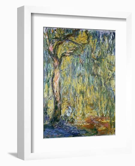 The Large Willow at Giverny, 1918-Claude Monet-Framed Giclee Print