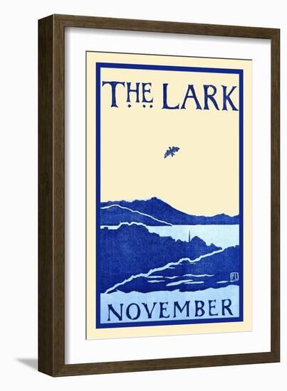 The Lark November-Florence Lundborg,-Framed Art Print