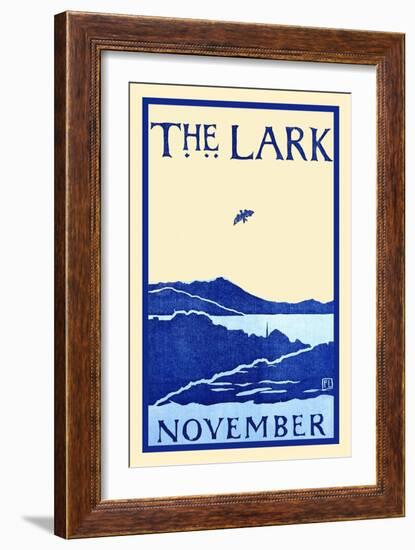 The Lark November-Florence Lundborg,-Framed Art Print