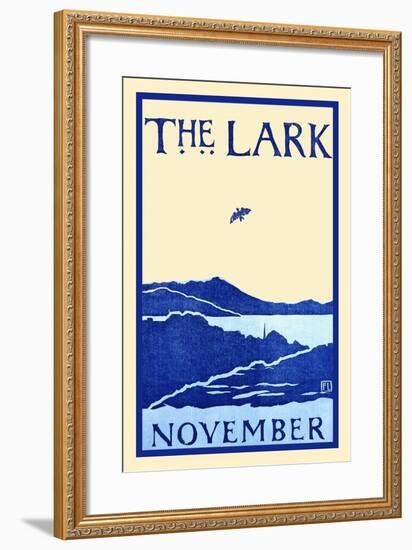 The Lark November-Florence Lundborg,-Framed Art Print