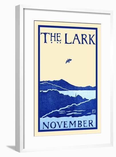 The Lark November-Florence Lundborg,-Framed Art Print