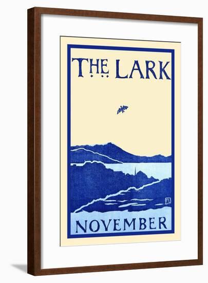 The Lark November-Florence Lundborg,-Framed Art Print