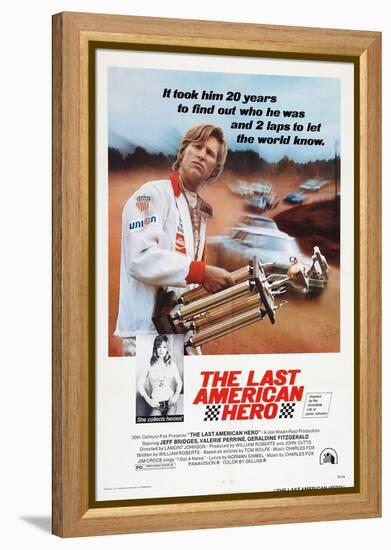 The Last American Hero, from Top: Jeff Bridges, Valerie Perrine, 1973-null-Framed Stretched Canvas