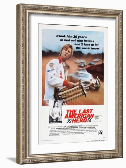 The Last American Hero, from Top: Jeff Bridges, Valerie Perrine, 1973-null-Framed Art Print