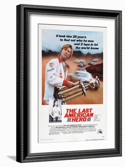 The Last American Hero, from Top: Jeff Bridges, Valerie Perrine, 1973-null-Framed Art Print