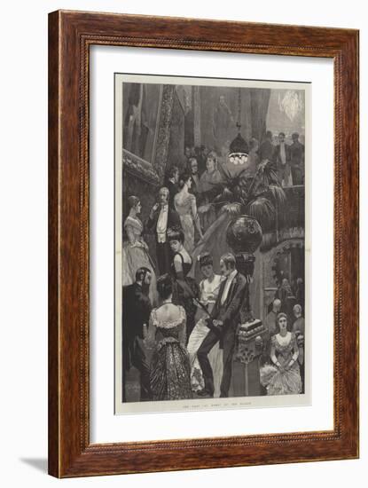 The Last At Home of the Season-Richard Caton Woodville II-Framed Giclee Print