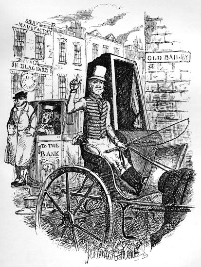 'The Last Cab Driver, and the First Omnibus Cad, C1900' Giclee Print ...