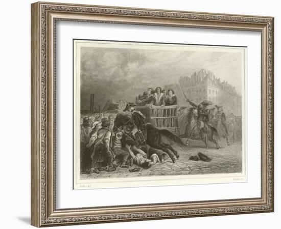 The Last Cart-Denis Auguste Marie Raffet-Framed Giclee Print