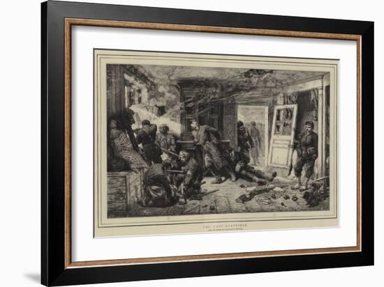 The Last Cartridge-Alphonse Marie de Neuville-Framed Giclee Print