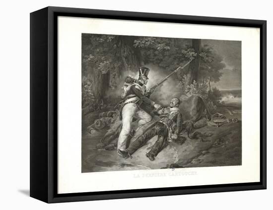 The Last Cartridge-Horace Vernet-Framed Premier Image Canvas