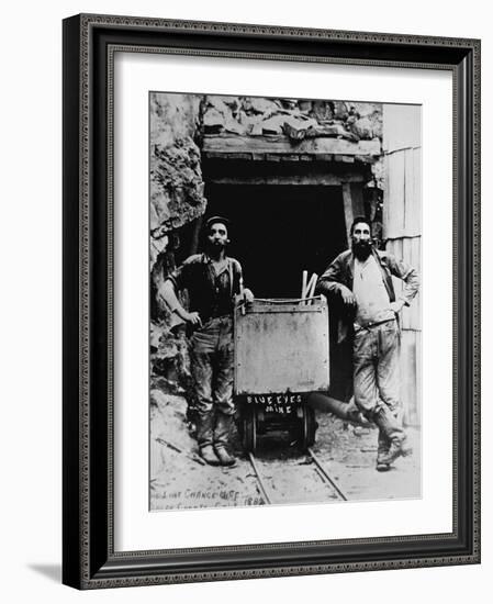 The Last Chance Mine, California, 1882 (B/W Photo)-American Photographer-Framed Giclee Print