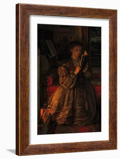 The Last Chapter, 1860-1863 (Oil on Canvas)-Robert Braithwaite Martineau-Framed Giclee Print