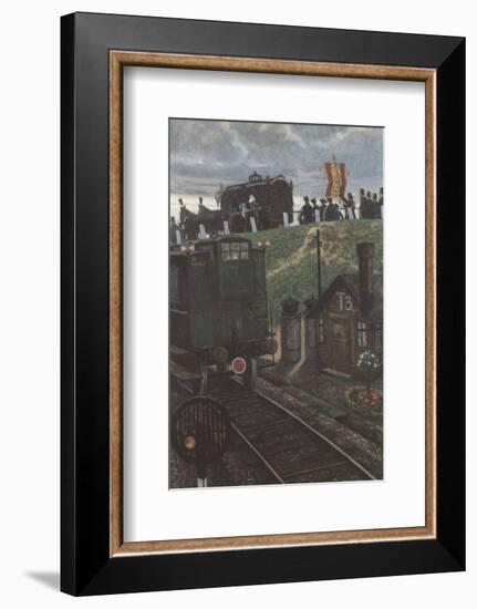 The Last Coach-Hans Baluschek-Framed Premium Giclee Print