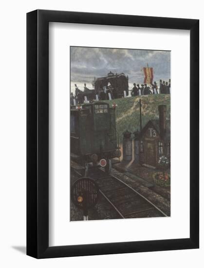 The Last Coach-Hans Baluschek-Framed Premium Giclee Print