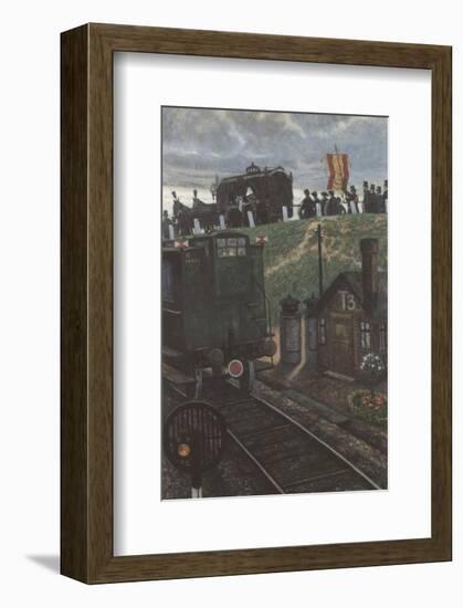 The Last Coach-Hans Baluschek-Framed Premium Giclee Print