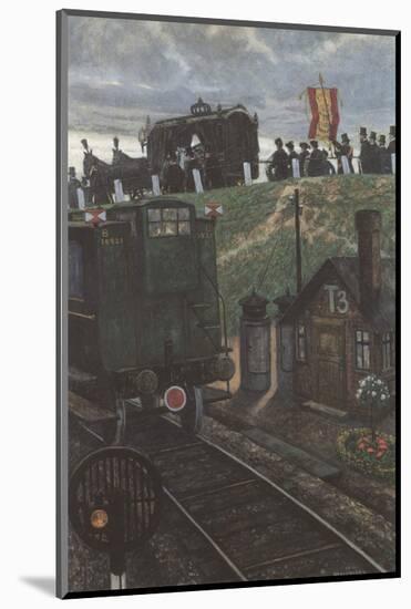 The Last Coach-Hans Baluschek-Mounted Art Print