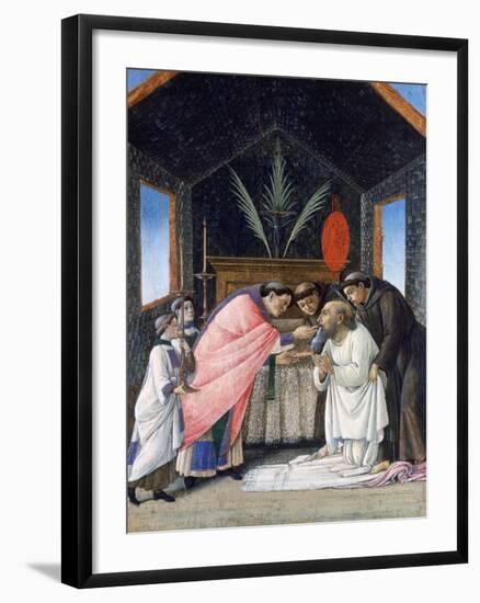 The Last Communion of St Jerome, C1495-Sandro Botticelli-Framed Giclee Print