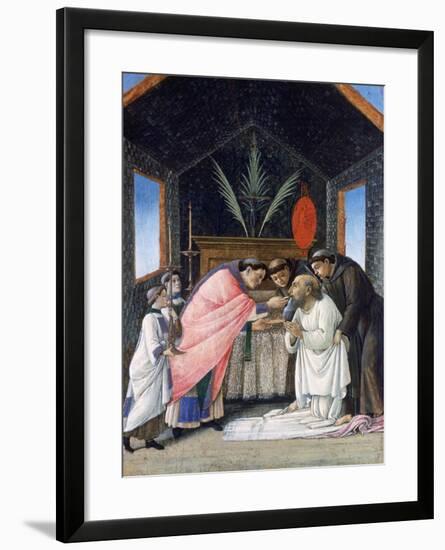 The Last Communion of St Jerome, C1495-Sandro Botticelli-Framed Giclee Print