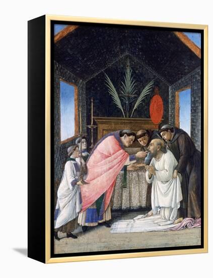 The Last Communion of St Jerome, C1495-Sandro Botticelli-Framed Premier Image Canvas