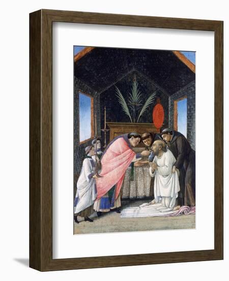 The Last Communion of St Jerome, C1495-Sandro Botticelli-Framed Giclee Print