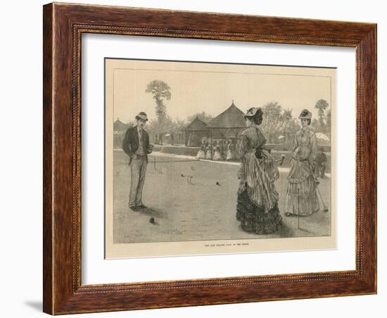 The Last Croquet Game of the Season-null-Framed Giclee Print