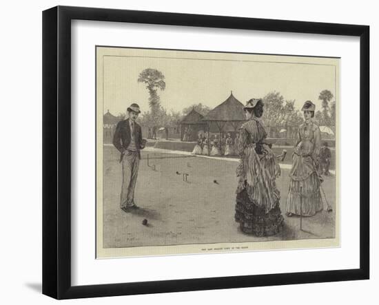 The Last Croquet Game of the Season-Arthur Hopkins-Framed Giclee Print