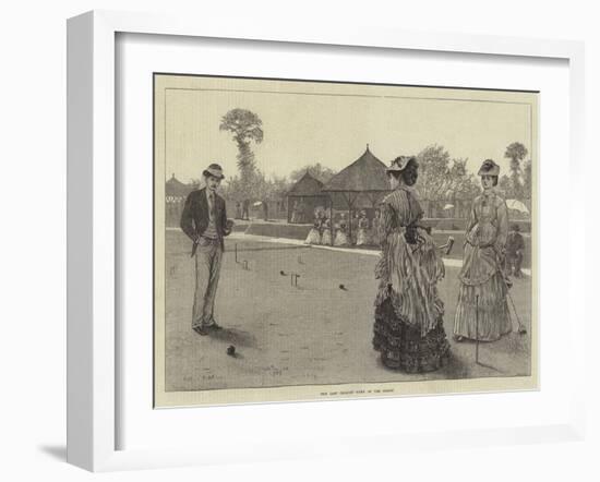 The Last Croquet Game of the Season-Arthur Hopkins-Framed Giclee Print