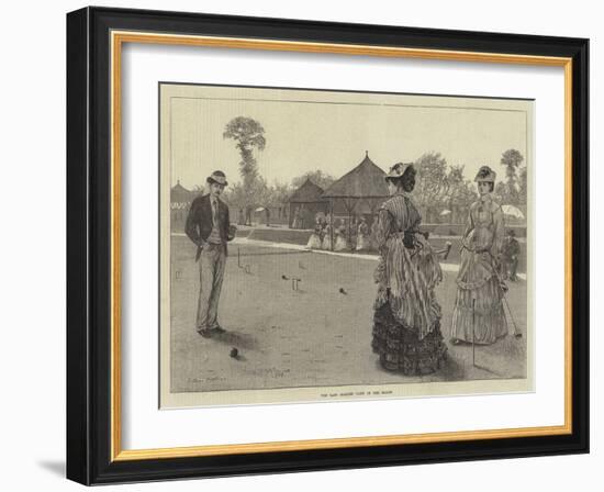 The Last Croquet Game of the Season-Arthur Hopkins-Framed Giclee Print