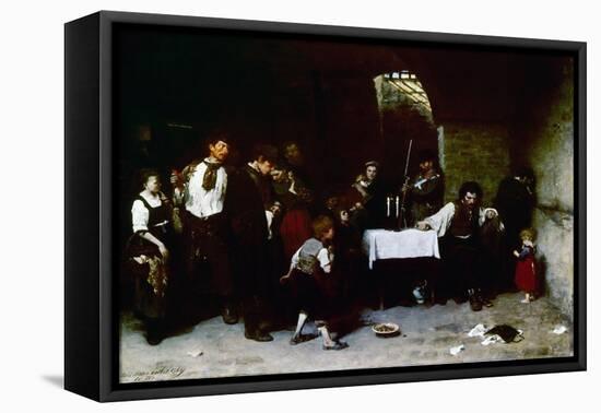 The Last Day of a Condemned Man in Hungary, 1870-Mihaly Munkacsy-Framed Premier Image Canvas