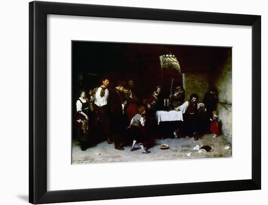 The Last Day of a Condemned Man in Hungary, 1870-Mihaly Munkacsy-Framed Giclee Print