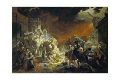 Karl Brullov The Last Day of Pompeii Giclee Canvas Print