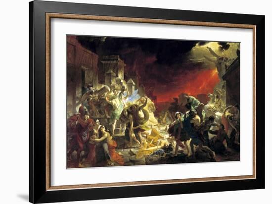 The Last Day of Pompeii, 1833-Karl Briullov-Framed Giclee Print