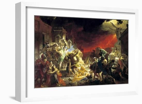 The Last Day of Pompeii, 1833-Karl Briullov-Framed Giclee Print