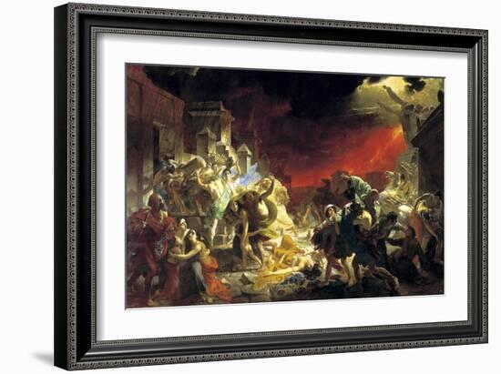 The Last Day of Pompeii, 1833-Karl Briullov-Framed Giclee Print
