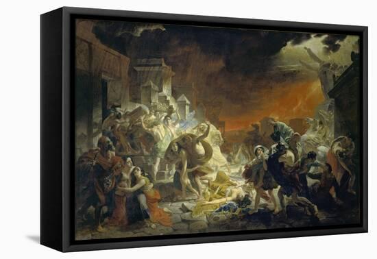 The Last Day of Pompeii, 1833-Karl Pavlovich Briullov-Framed Premier Image Canvas