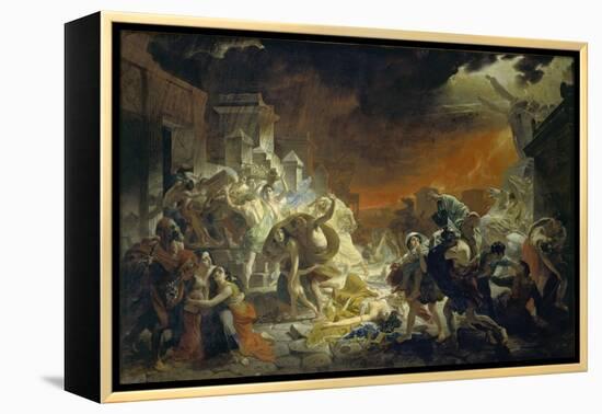 The Last Day of Pompeii, 1833-Karl Pavlovich Briullov-Framed Premier Image Canvas