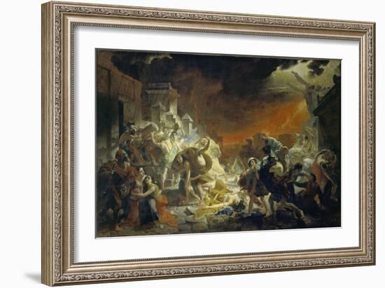 The Last Day of Pompeii, 1833-Karl Pavlovich Briullov-Framed Giclee Print