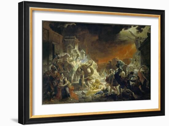 The Last Day of Pompeii, 1833-Karl Pavlovich Briullov-Framed Giclee Print