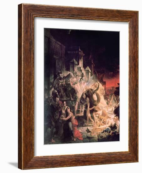 The Last Day of Pompeii' Detail, 1833-Karl Briullov-Framed Giclee Print