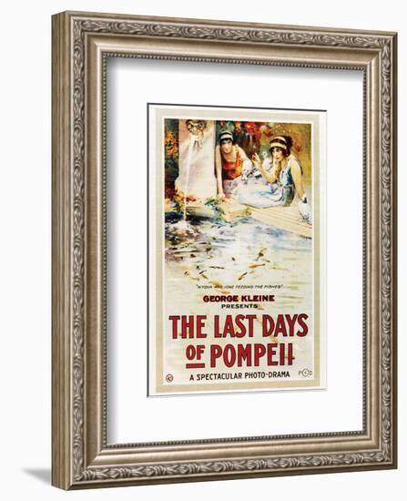 The Last Days Of Pompeii - 1913-null-Framed Giclee Print