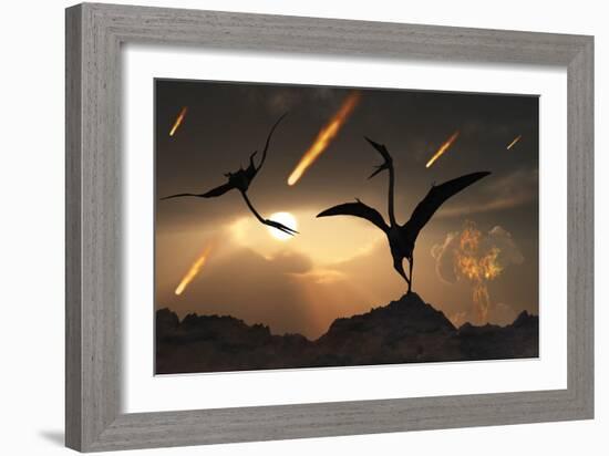 The Last Days of Quetzalcoatlus During the Cretaceous Period-Stocktrek Images-Framed Art Print