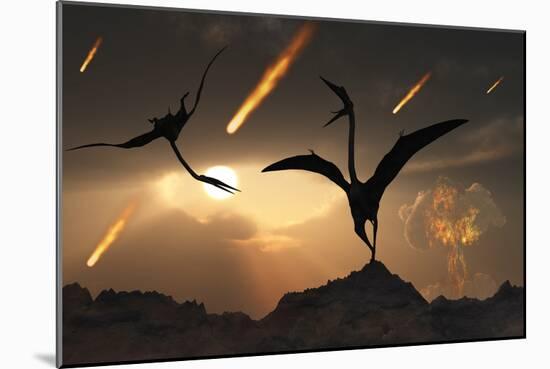 The Last Days of Quetzalcoatlus During the Cretaceous Period-Stocktrek Images-Mounted Art Print