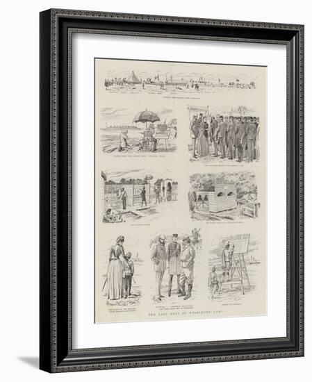 The Last Days of Wimbledon Camp-Alfred Chantrey Corbould-Framed Giclee Print