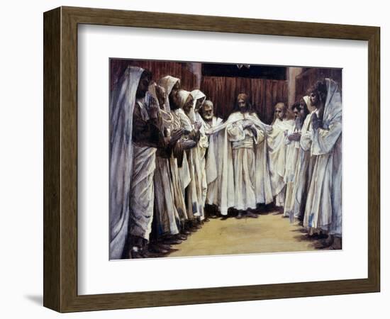 The Last Discourse of Our Lord Jesus Christ-James Tissot-Framed Giclee Print
