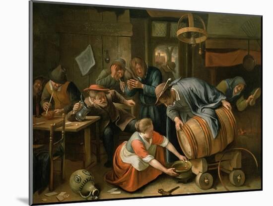 The Last Drop-Jan Havicksz. Steen-Mounted Giclee Print