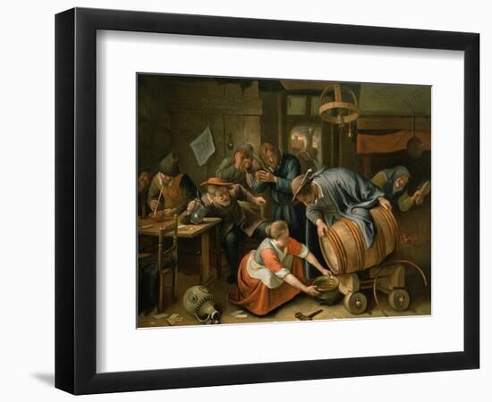 The Last Drop-Jan Havicksz. Steen-Framed Giclee Print