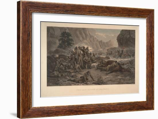 The Last Eleven at Maiwand, 1884-Frank Feller-Framed Giclee Print