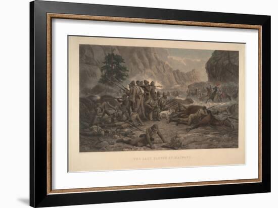 The Last Eleven at Maiwand, 1884-Frank Feller-Framed Giclee Print