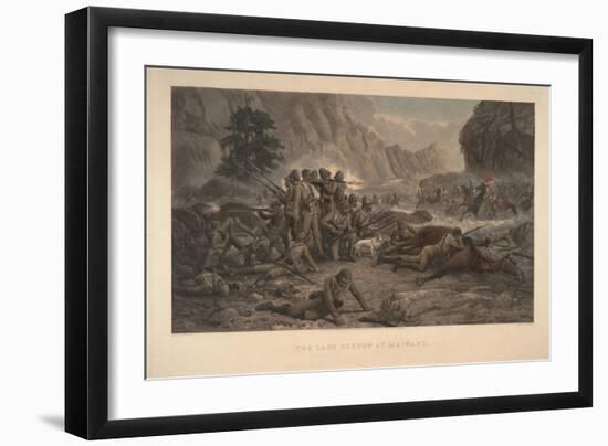 The Last Eleven at Maiwand, 1884-Frank Feller-Framed Giclee Print