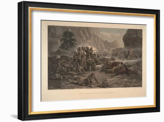 The Last Eleven at Maiwand, 1884-Frank Feller-Framed Giclee Print